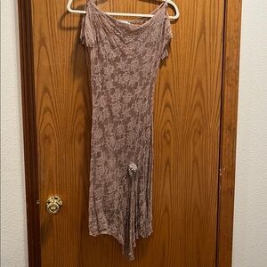 early 2000 does 1920s sheer lace dress